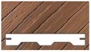 Fiberon 24x133mm goodlife brown bungalow planche de terrasse l: 366-488cm